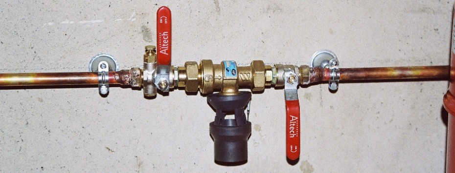 Travaux de plomberie